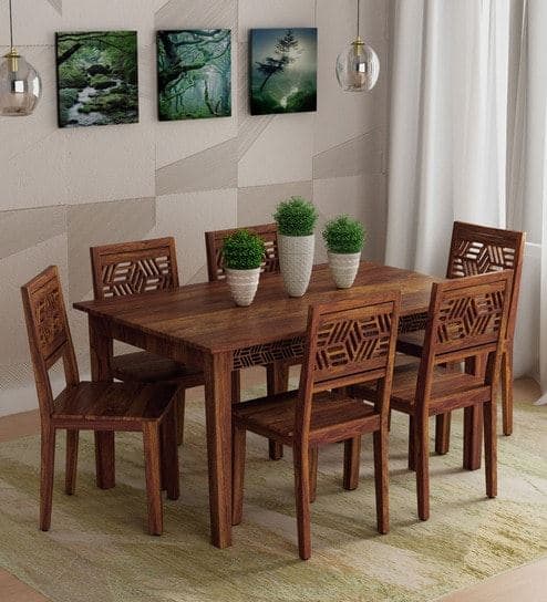 6-seater wooden Dining Table