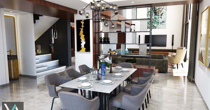 Contemporary Style Dining Room