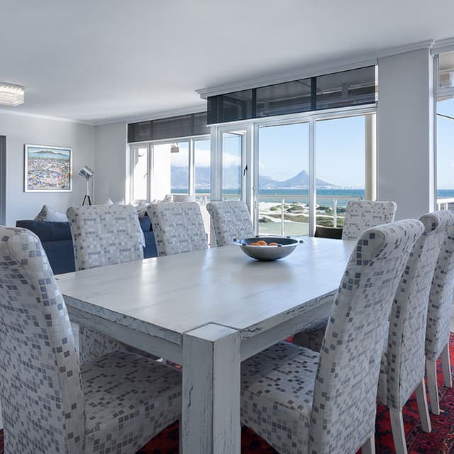 8 Seater White Dining Table