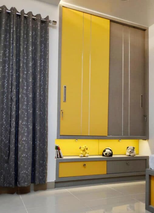 Two Door Wooden Wardrobe