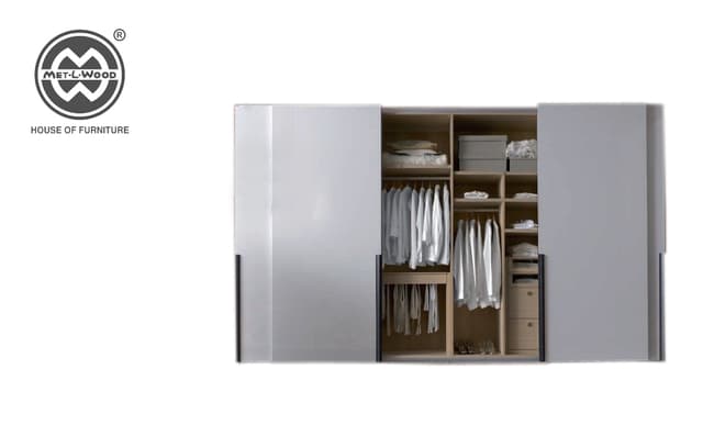 4-Shuttered Sliding Wardrobe