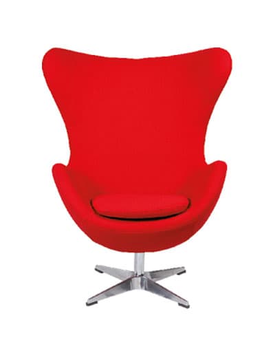 Vibrant Red Formed Chair