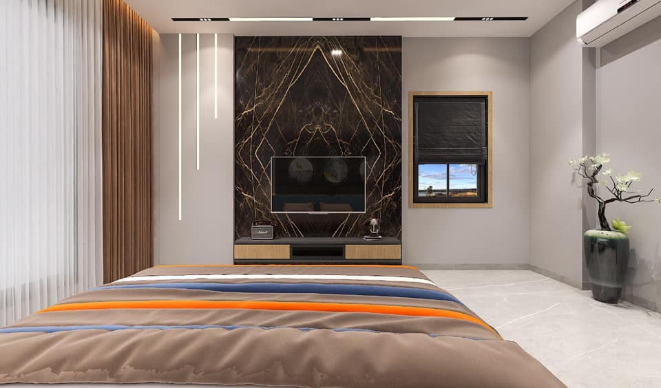 V Unit is Set Against a Decorative Backdrop