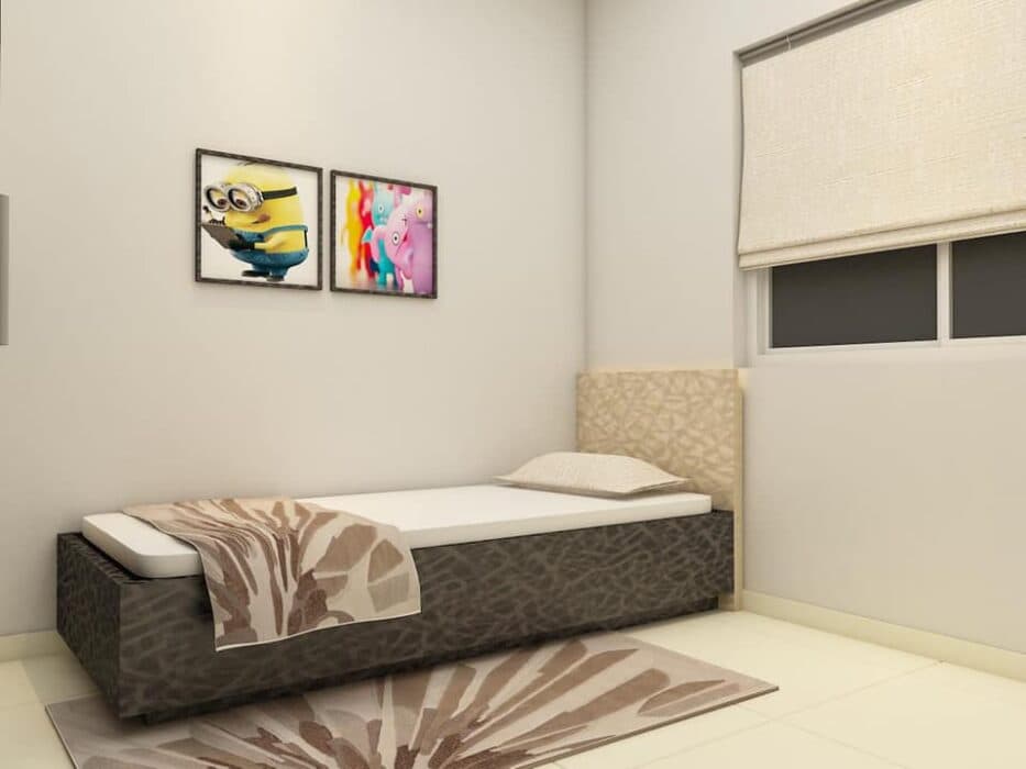 Kid Bedroom with a Single Bed