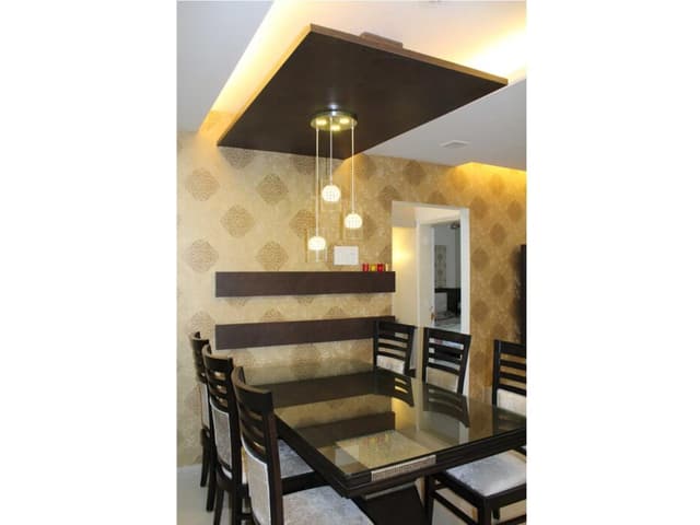 Modern Dining Room with a Rustic Touch