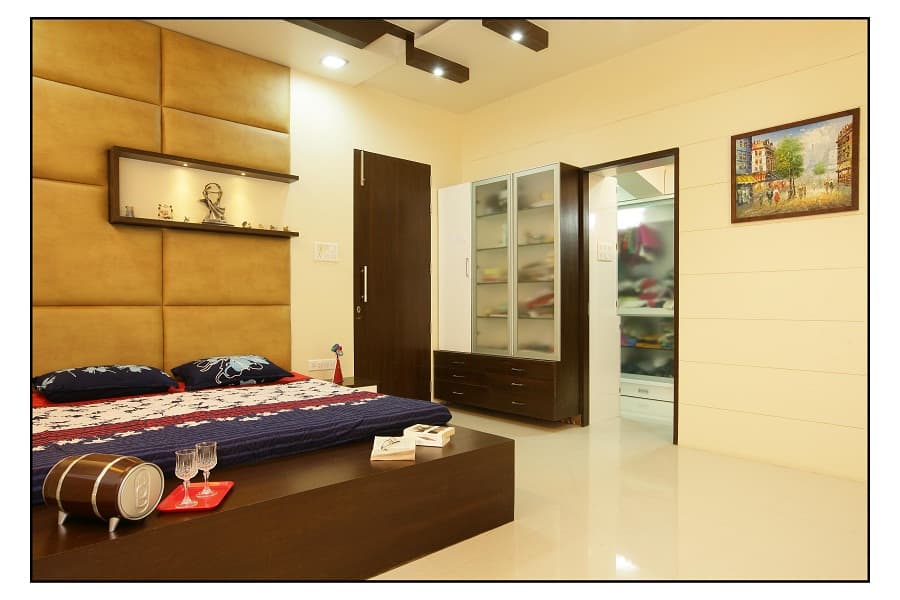 Well-Lit Modern Bedroom with a Minimalist Design