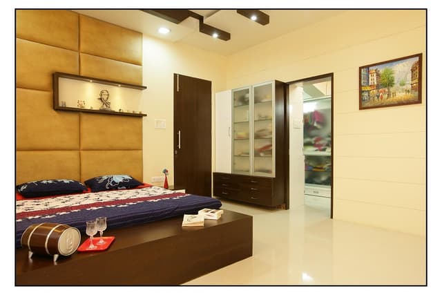 Well-Lit Modern Bedroom with a Minimalist Design