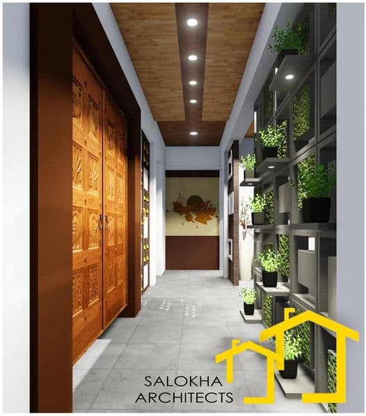 Modern Indoor Verandah with a Sleek Design