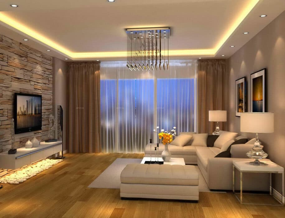 Modern and Expansive Living Room