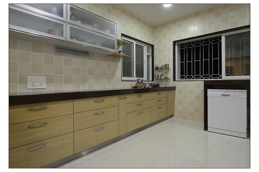 Modern Minimalist Long Narrow Kitchen Design