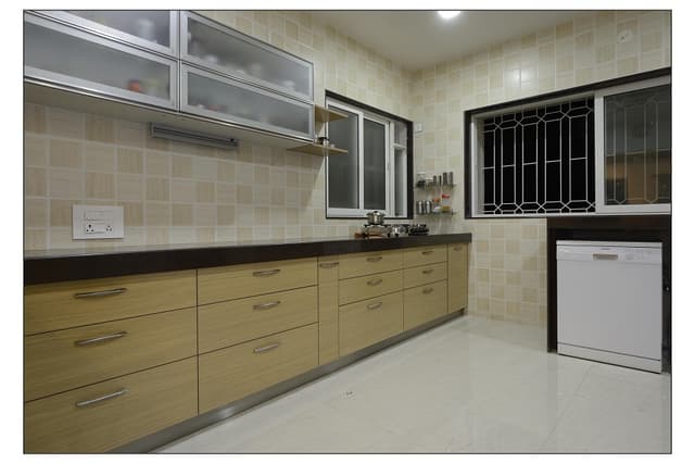 Modern Minimalist Long Narrow Kitchen Design