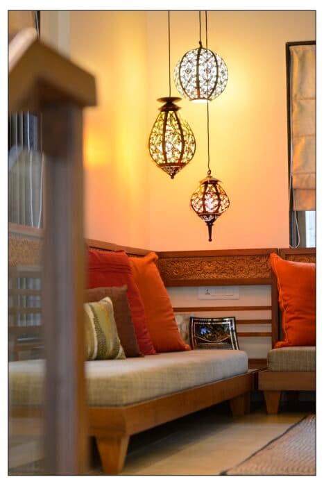 Cascading Lampshades