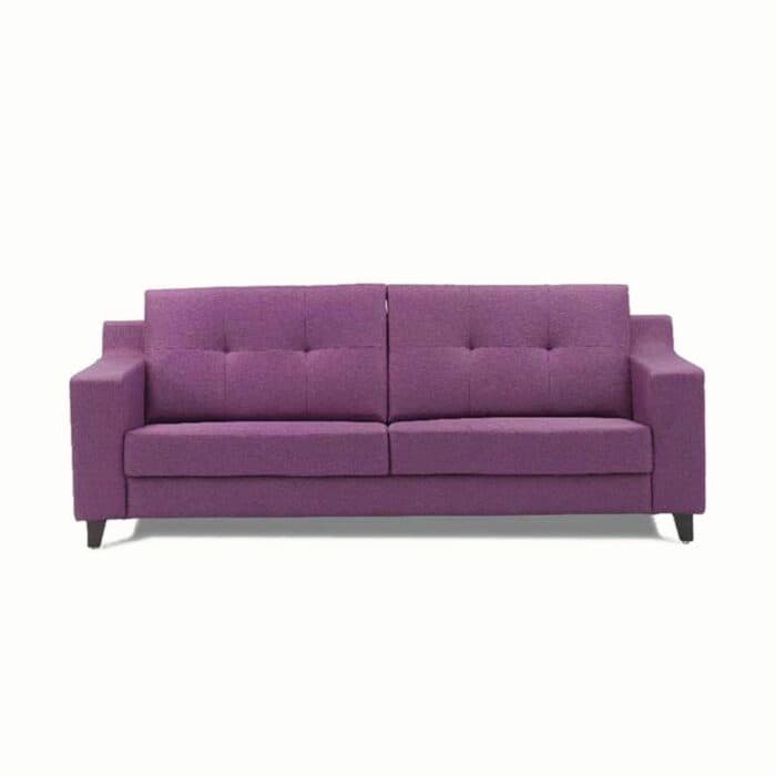 Purple Sofa with a Textured Fabric Finish