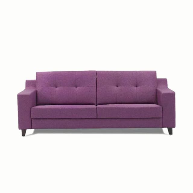 Purple Sofa with a Textured Fabric Finish