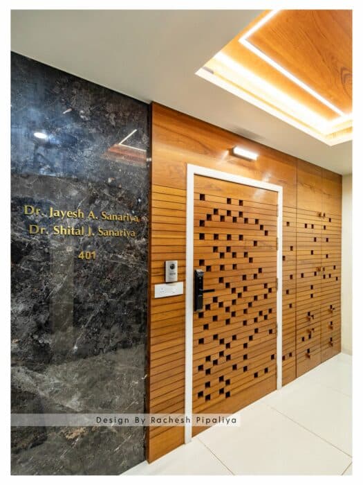 Modern and Sophisticated Entrance to a Home