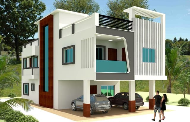 Simple Yet Stylish Box-Like Modern Home