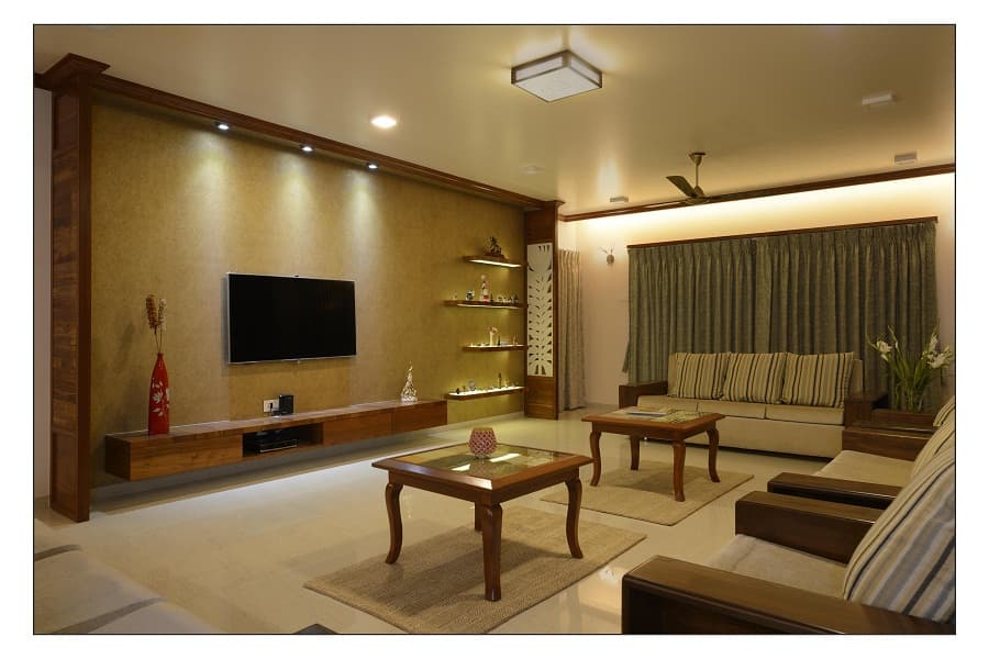 Modern Living and Dining Space Evokes