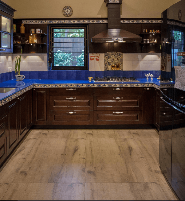 Kitchen with A Classic and Rustic Design