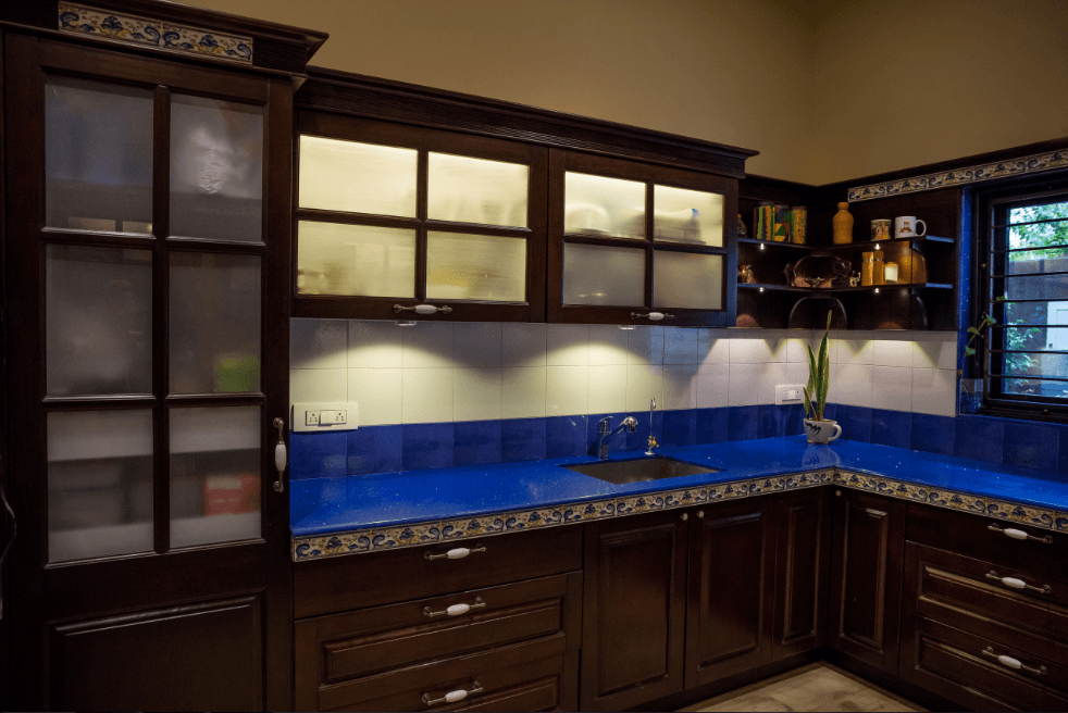 Kitchen with A Classic and Rustic Design