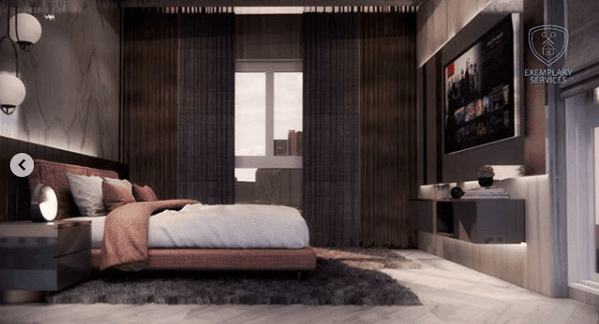 Luxurious Bedroom with a Refined, Minimalist Aesthetic