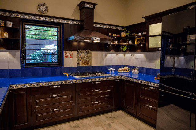 Kitchen with A Classic and Rustic Design