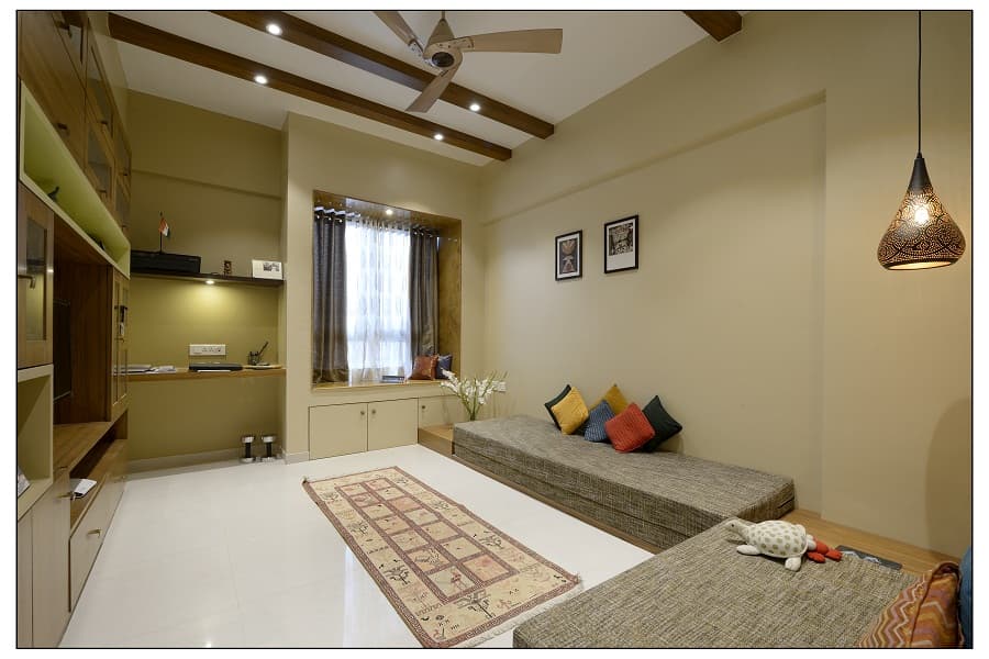 Spacious and Well-Furnished Living Room