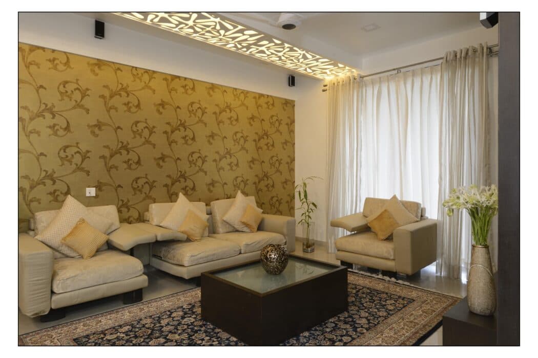 Well Decorated Living-cum-Dining Setup