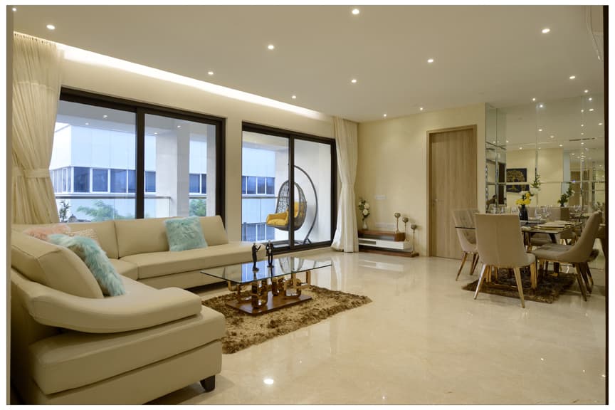 Modern Living and Dining Area with an Open-Concept Design