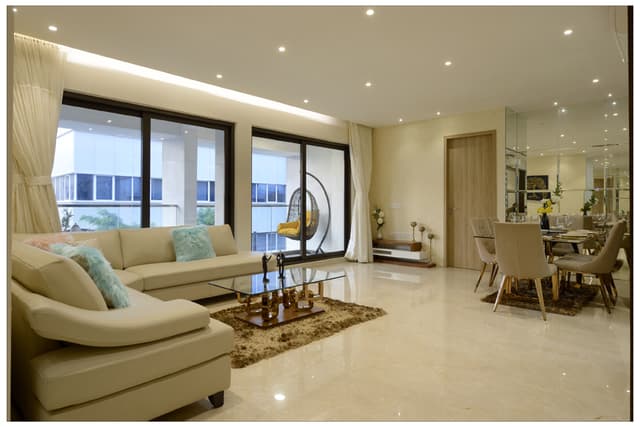 Modern Living and Dining Area with an Open-Concept Design