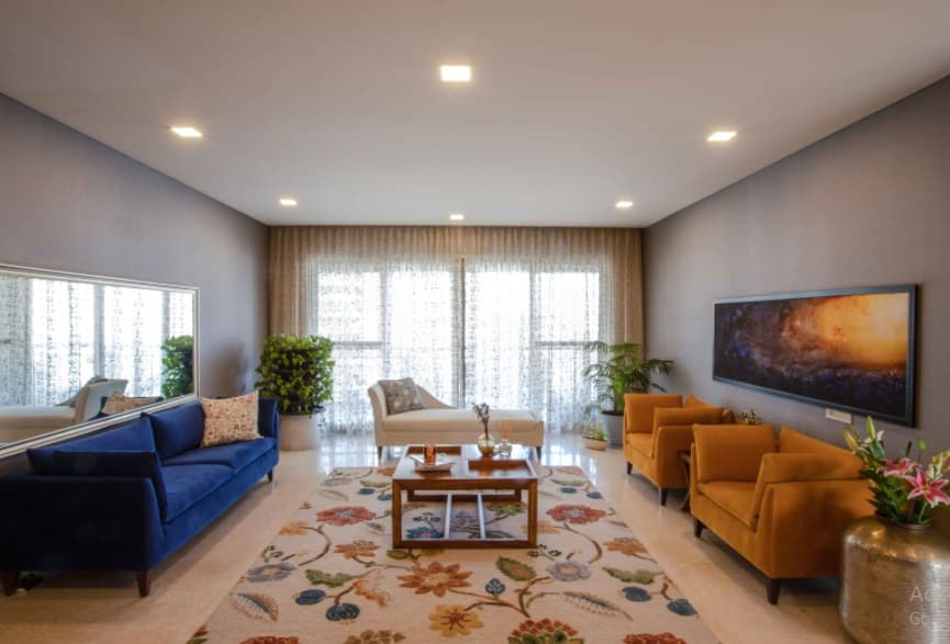 Living Room that Feels Like a Vibrant