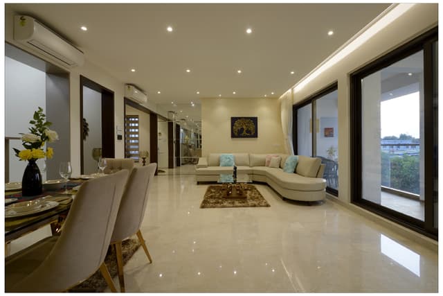 Modern Living and Dining Area with an Open-Concept Design