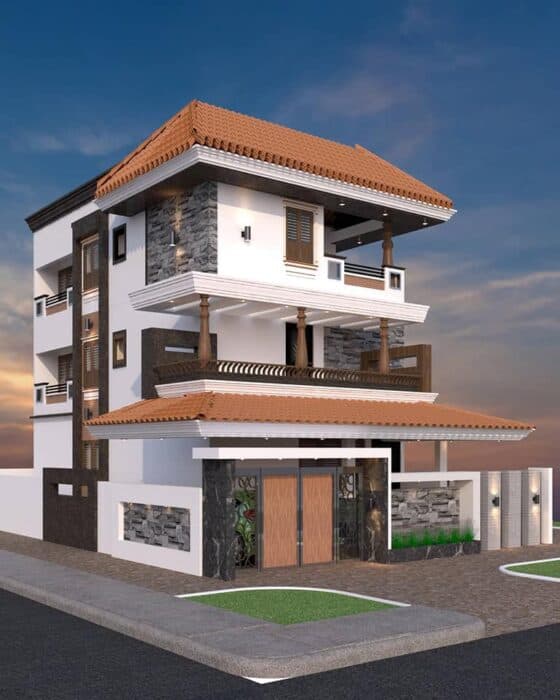 Beautiful Three-Story Contemporary Home