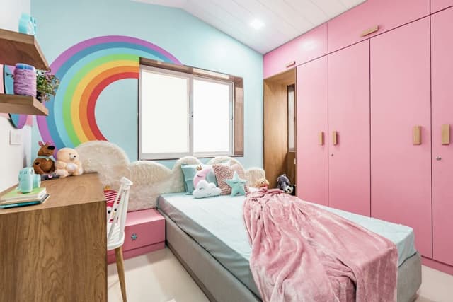 Playful Rainbows Turns This Kids’ Bedroom