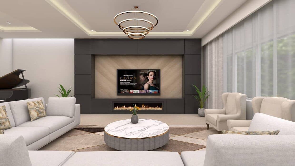Elegance with Contemporary Luxury Living Room