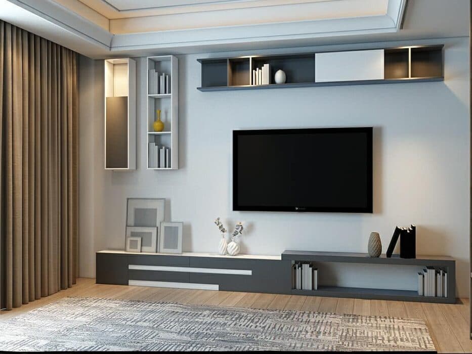 Living Room Showcasing a Minimalist Design