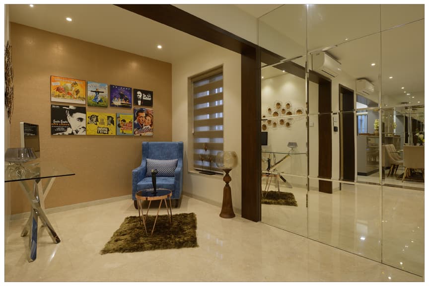 Modern Living and Dining Area