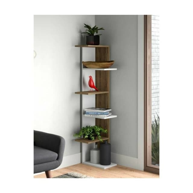 Sleek and Modern Corner Shelf Unit