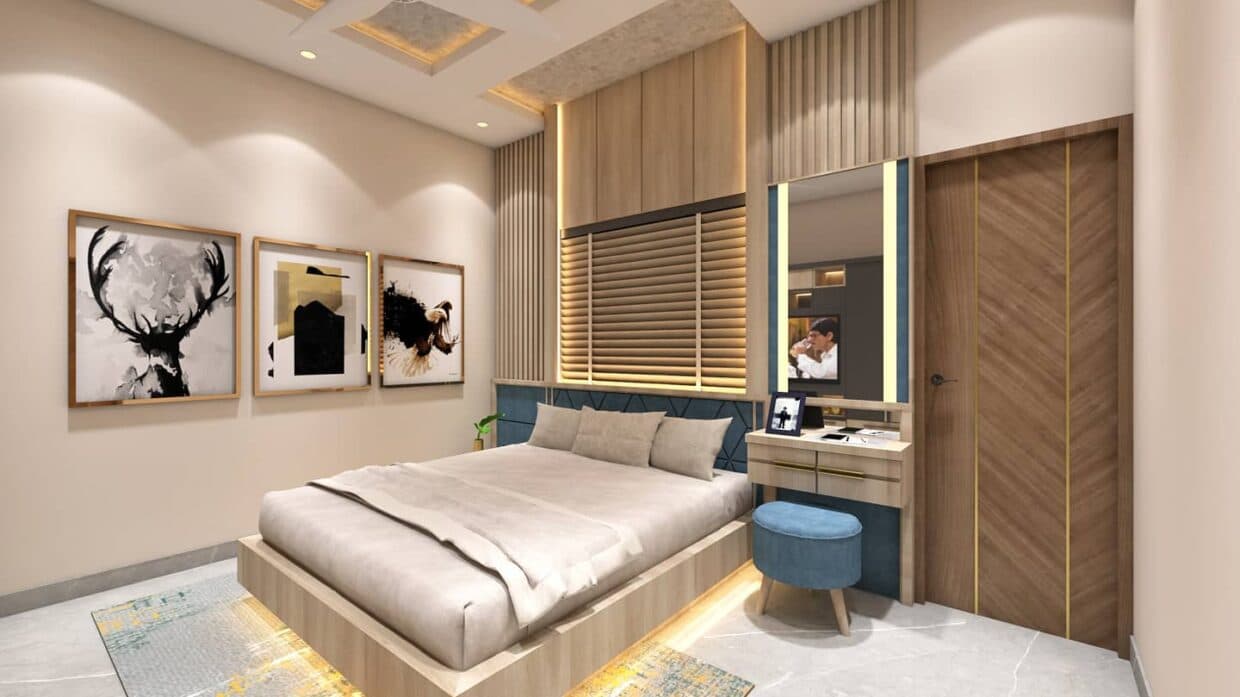 Contemporary Bedroom Designed