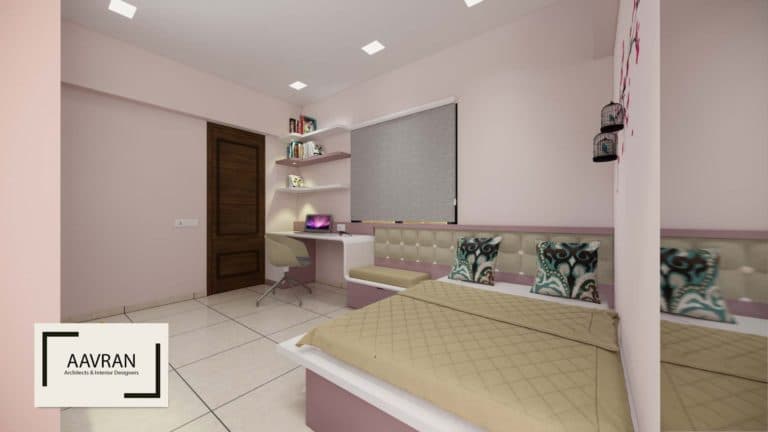 Modern Bedroom Design Exudes a Soft and Elegant