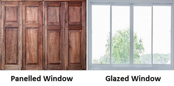 Panelled Window and Glazed Window – 01 – 020507020031 Panelled Window and Glazed Window