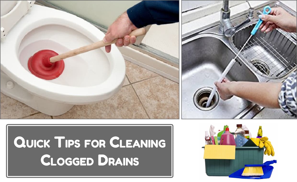 Quick Tips for Cleaning Clogged Drains – 01 – 0602030004 Quick Tips for Cleaning Clogged Drains