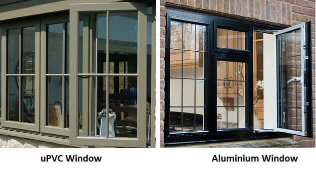 uPVC Window vs Aluminium Window – 01 – 020507020034 uPVC vs Aluminum Windows