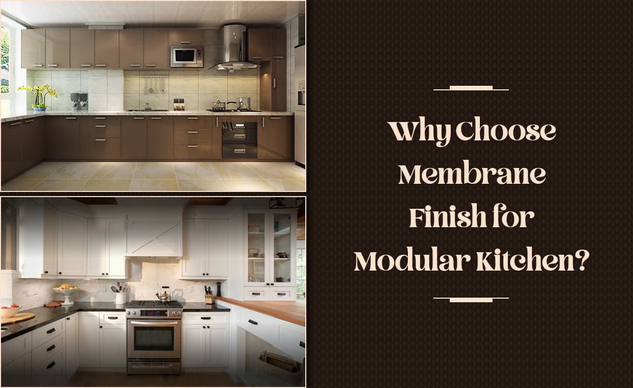Membrane finish Modular Kitchen Membrane finish Modular Kitchen