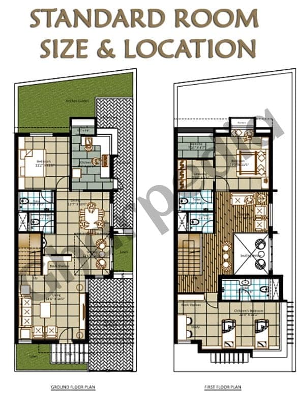 Standard room size & location -Image- 01 -0107010001 Standard Room Size & Location