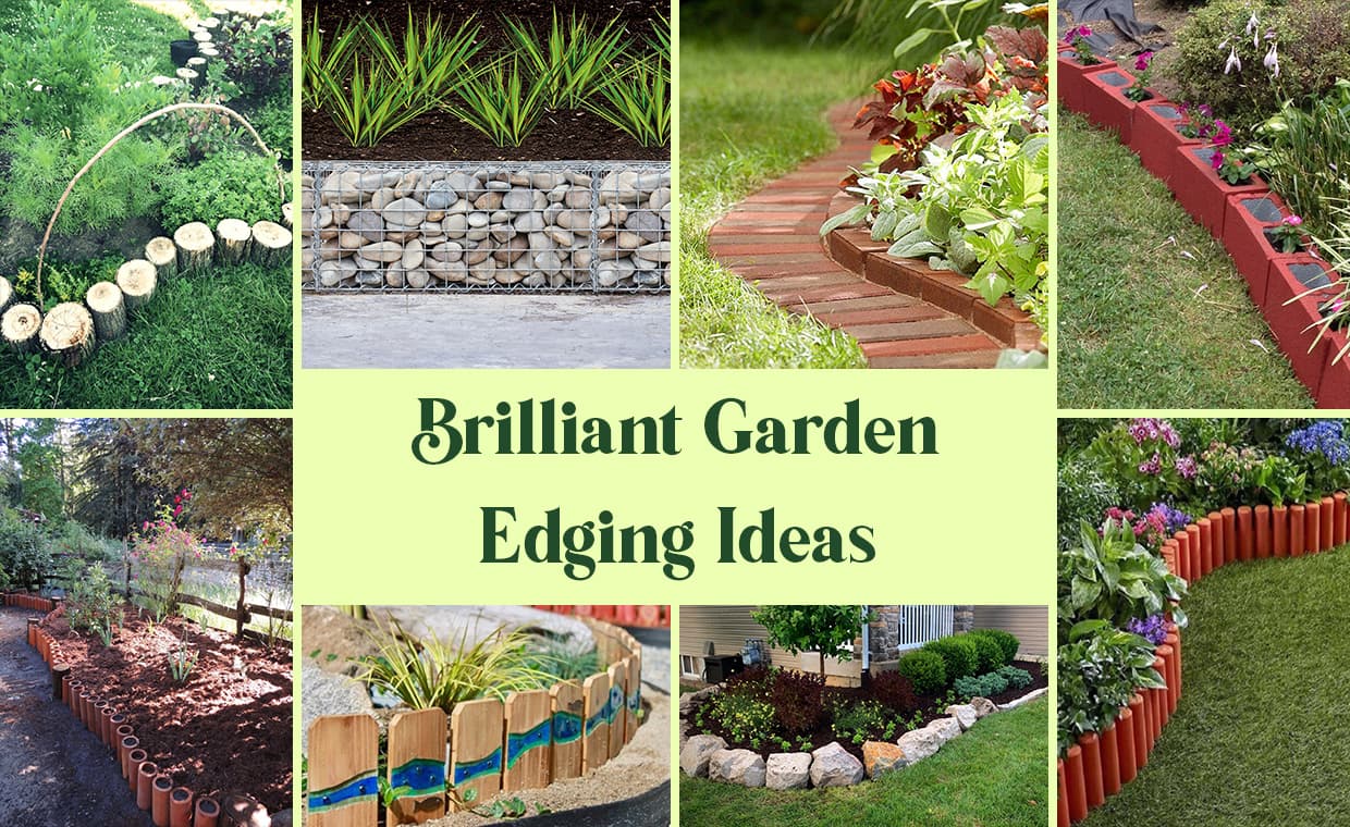 Brilliant Garden Edging Ideas – 01 – 1402070001 Brilliant Garden Edging Ideas