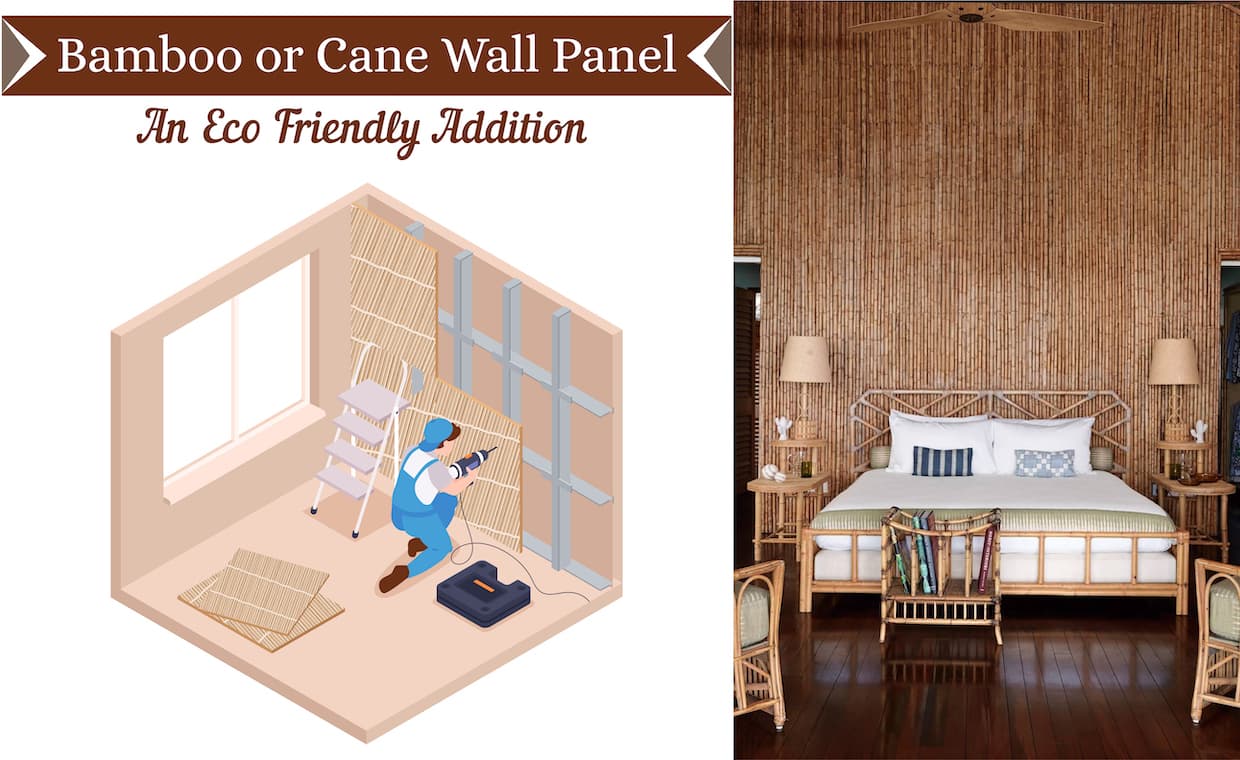 A Step Closer to Nature with a DIY Bamboo Wall Panel A Step Closer to Nature with a DIY Bamboo Wall Panel