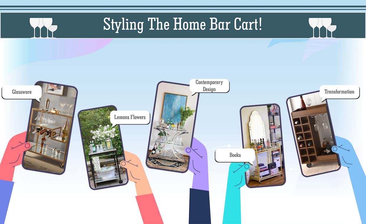 Bar cart ideas for home Bar cart ideas for home