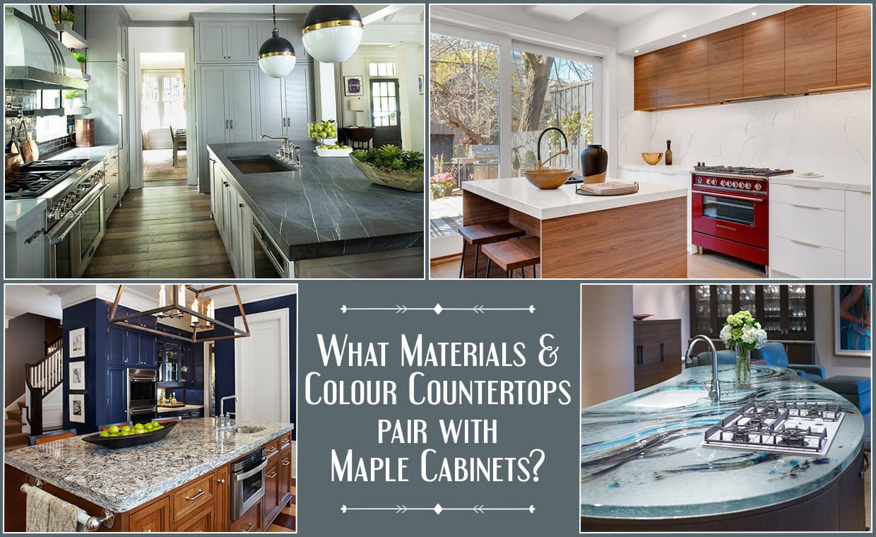 Colour countertops that pair with maple cabinets Colour countertops that pair with maple cabinets