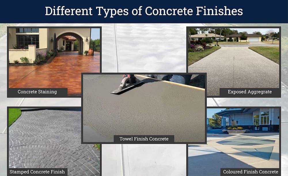 Different Types of Concrete Finish Different Types of Concrete Finish