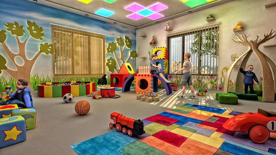 Colourful and Vibrant Children’s Play Area Colourful and Vibrant Children's Play Area
